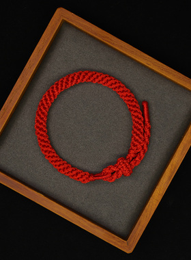 本命年红玉米结手工手绳情侣款diy材料包情人节礼物送朋友闺蜜