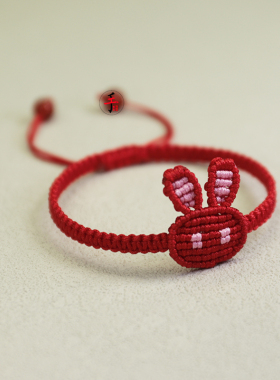 小兔子手链DIY材料包民族风情侣