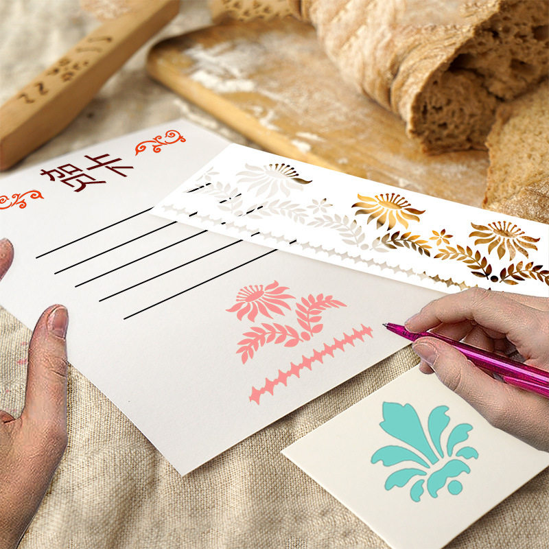 复古花纹装饰模具蛋糕围边压花模DIY装饰印模镂空模板喷漆拓印,淘宝优惠券,粉丝福利购,淘宝优惠卷