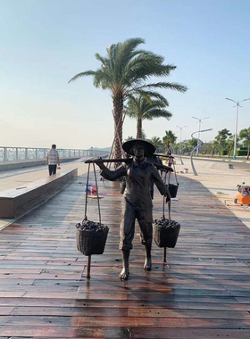 渤言雕塑玻璃钢观赏复古