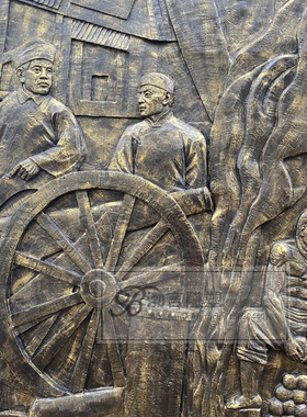 玻璃钢仿铜禁毒文化展厅