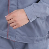 Рабочая одежда Мужская и женская топ -серые карты -мастерская мастерская для обслуживания услуг по ремонту пота