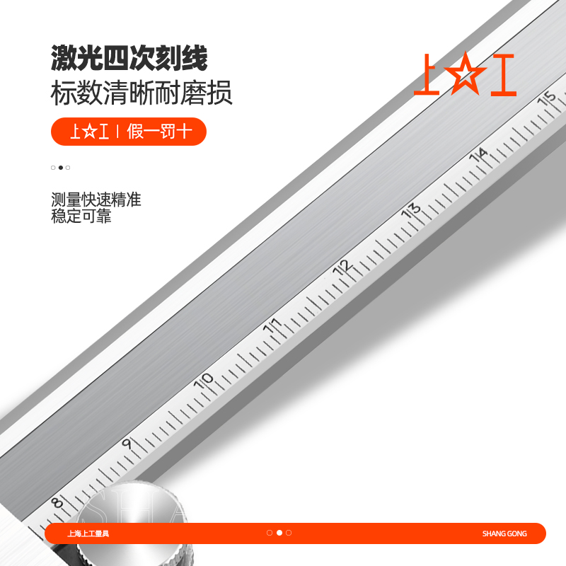 带表卡尺0-150-200-300代表卡尺高精度油标深度游标尺不锈钢 - 图2
