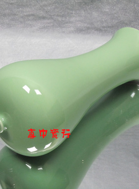 景德镇陶瓷器花瓶青釉装饰品