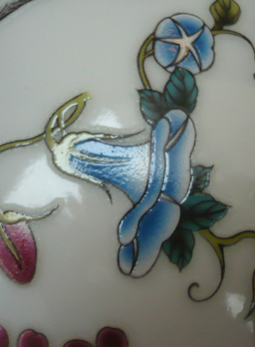 景德镇陶瓷器花瓶花鸟现代时尚