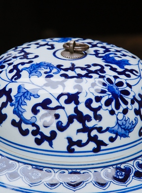 景德镇中号客厅工艺品青花瓷器