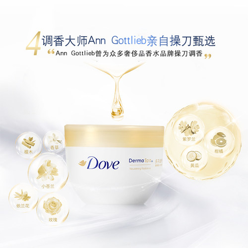 多芬大金碗身体乳保湿滋润秋冬季滋养焕亮护肤补水300ml - 图1