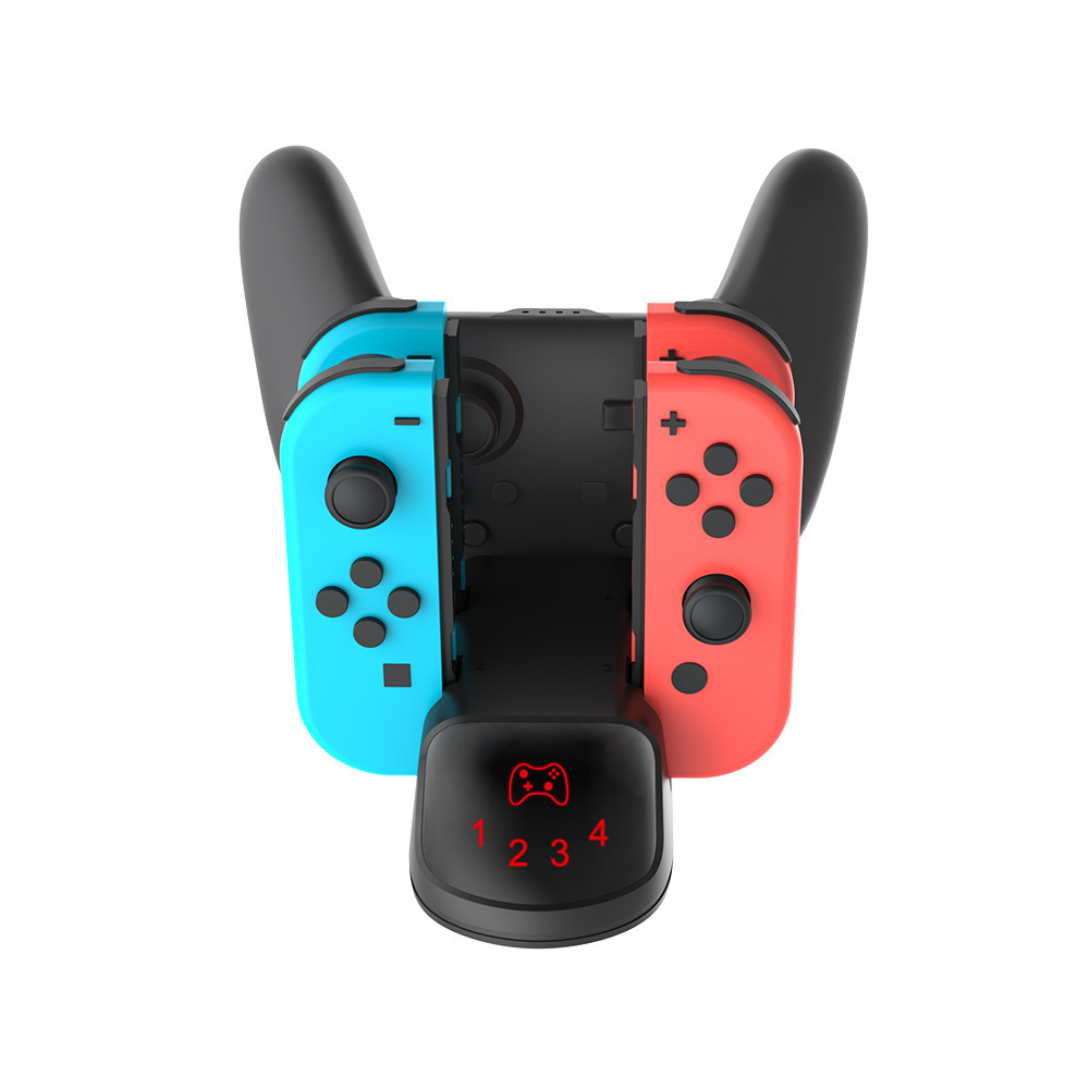 Switch多合一充电底座Joycon左右手柄座充NSPro手柄二合一座充-图2