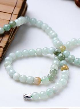 缅甸A货翡翠多圈玉手链