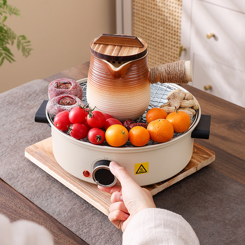 电围炉煮茶罐罐壶杯子套装2026年新款家用室内全套烧烤炉烤奶茶壶,淘宝优惠券,粉丝福利购,淘宝优惠卷