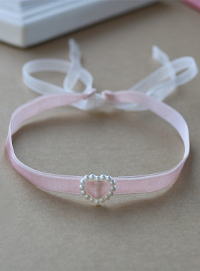 丝绒choker女系带款式颈带项圈