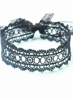 choker蕾丝系带白色复古原宿项圈