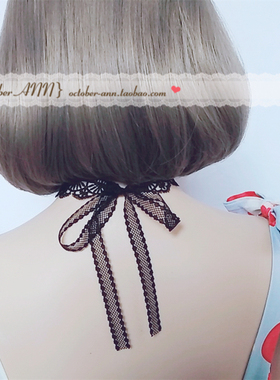 choker防过敏独家蕾丝系带项圈