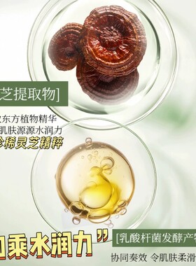 ZFC时分美灵芝美肌面膜换季补水妆前保湿灵芝沁润清透水润面膜