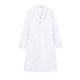 Nightingale Nurse Uniform Long Sleeve Women's Autumn and Winter White Coat Isolation Clothes Thick Large Size Laboratory Coat Hospital Work Clothes