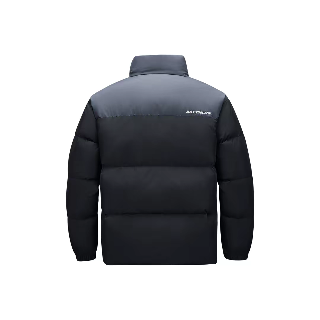 斯凯奇羽绒服男女同款拼色立领棉服保暖防寒情侣休闲短款外套,淘宝优惠券,粉丝福利购,淘宝优惠卷