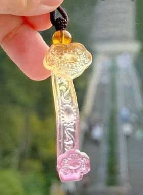 灵隐文创如意吊坠项链琉璃项链节日礼物随身挂饰吊坠 5031