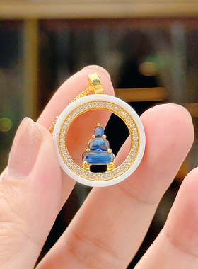 【无相fo嘎乌项链】白色陶瓷嘎乌盒 安安吊坠项链 5060