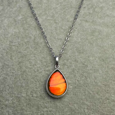 水晶面随机单色小水滴斑彩石吊坠（非图片款，可挑选）