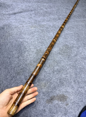 精美实心竹手杖健身棍  防身登山把玩棍