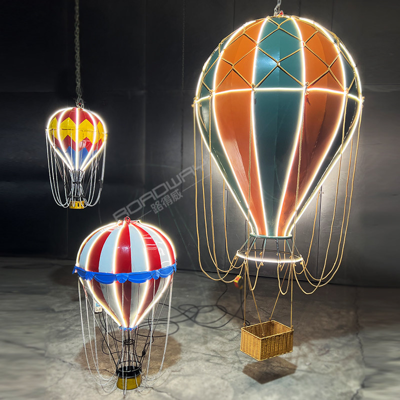 商场幼儿园游乐场婚庆美陈创意发光热气球天花板棚顶吊挂件装饰品,淘宝优惠券,粉丝福利购,淘宝优惠卷