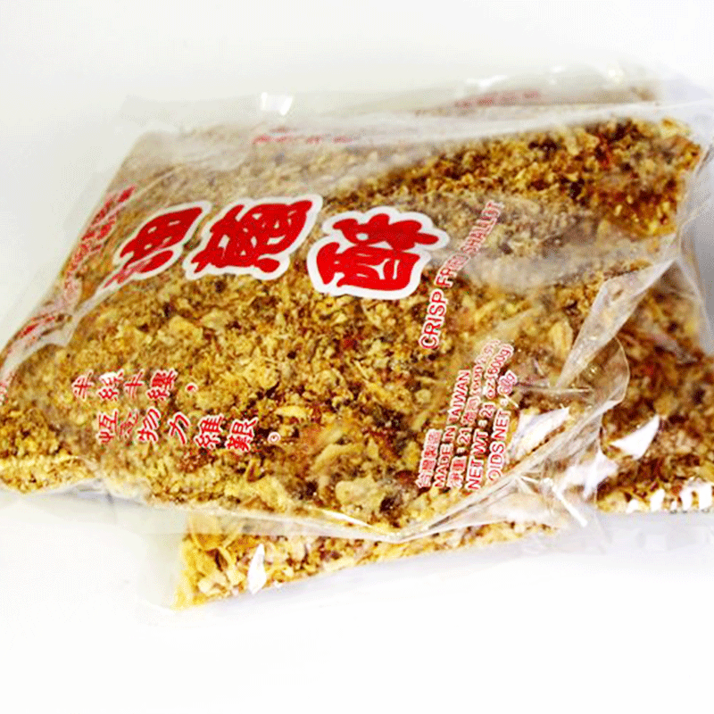 台湾进口义峰油葱酥600g红葱头卤肉饭调味料香葱酥拌饭2袋包邮-图1