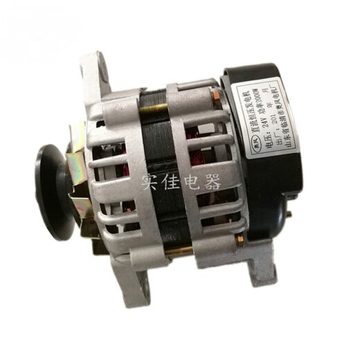 纯铜农用车三轮车四轮拖拉机充电带灯12V24V永磁交直流发电机包邮 - 图3