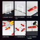 Ceramic tile leveler plastic leveling buckle to retain seam positioning