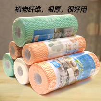 Thickened bamboo fiber dishcloth absorbs water without dropping the hair rag not to be stained with oil cleaning towels and a bub of a sloth