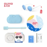 Модные детские солнцезащитные очки подходит для мужчин и женщин на солнечной энергии, защита от ультрафиолета, семейный стиль