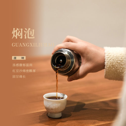 【贰月集】米汤2.0  2018六堡茶 广西特产六堡茶饱满柔顺黑茶一级 - 图2