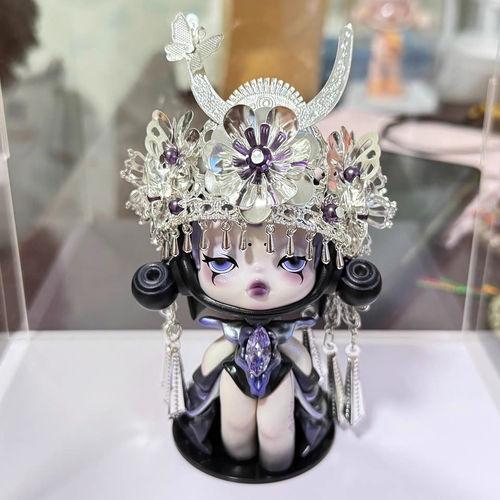 泡泡玛特sp声音系列 恸/悲恸之声苗族发冠手办头饰苗帽配饰不含娃 - 图1