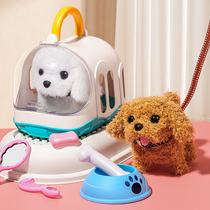 Childrens toy plush pooch walking will be called baby emulation electric puppy pet electronic dog rabbit male girl