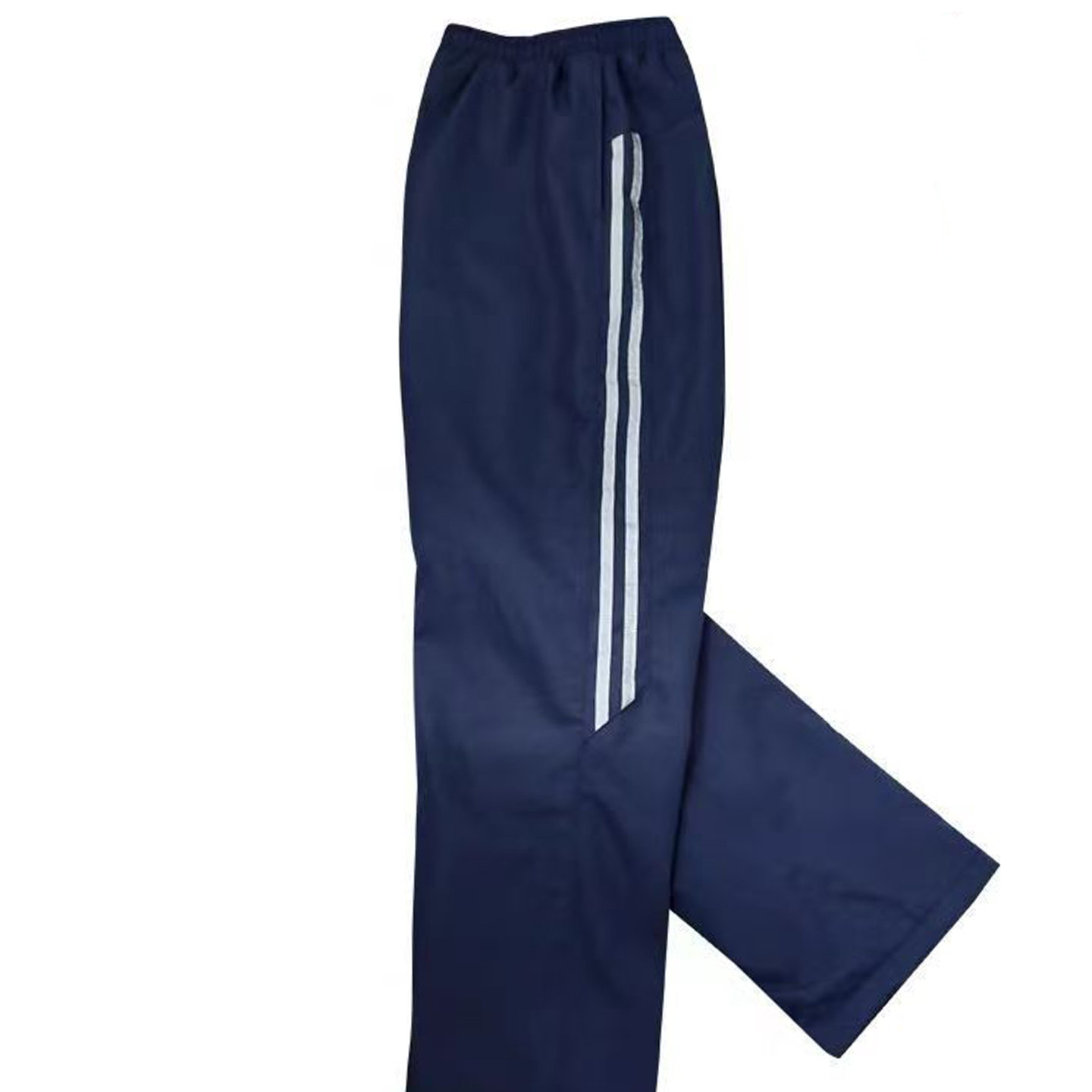 冬季加绒初高中小学生校服裤子藏蓝直筒后开剪下两反光条耐磨男女,淘宝优惠券,粉丝福利购,淘宝优惠卷