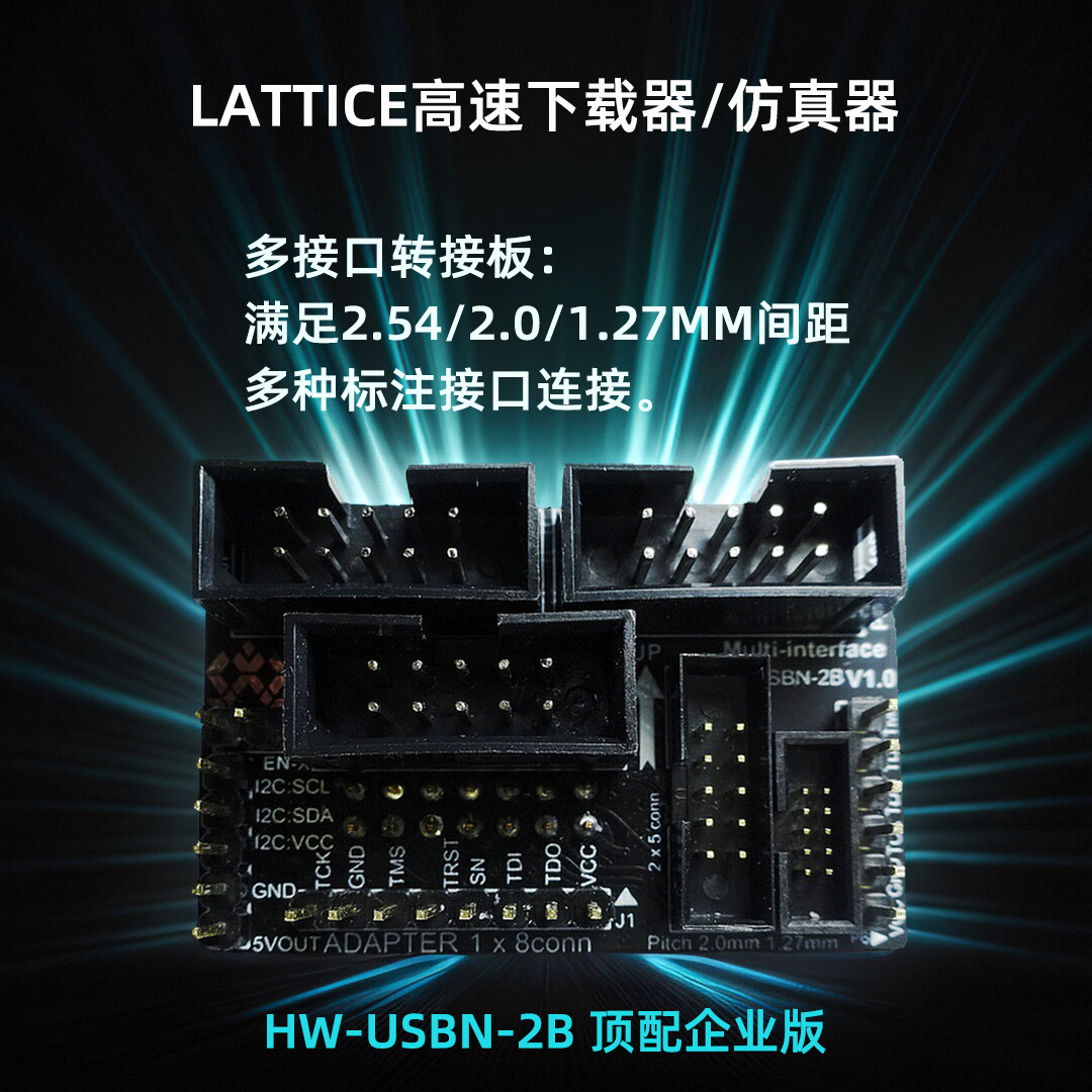 高速lattice下载器 hw-usbn-2b FPGA 顶配企业版编程线烧录仿真器