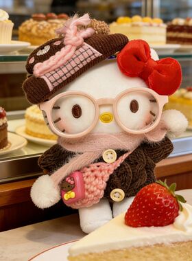 日本官方正品正版旗舰HelloKitty挂件玩偶钥匙扣公仔挂饰可爱毛绒