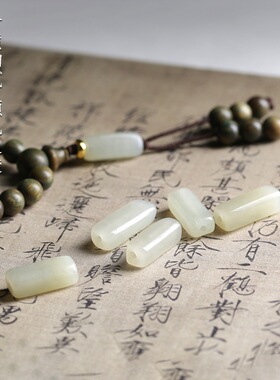 天然绿檀多圈佛珠手串男款108颗念珠串珠绿檀木质珠子新中式手链