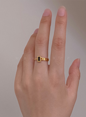 欧美小众设计链条拼接百搭WBW