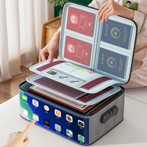 Superior Attendance Document Containing box Home Multi-functional box Home Family household information File Card Package Certificate Collation bag