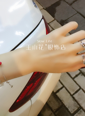 香港正生银饰镶钻七夕情人节礼物