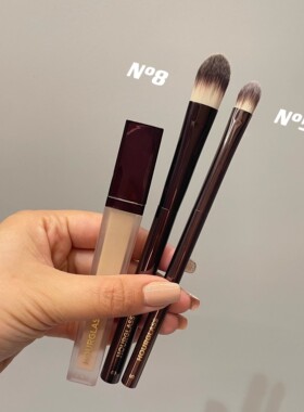HOURGLASS扁头遮瑕刷5/8号化妆刷痘印部位遮瑕脸部化妆刷