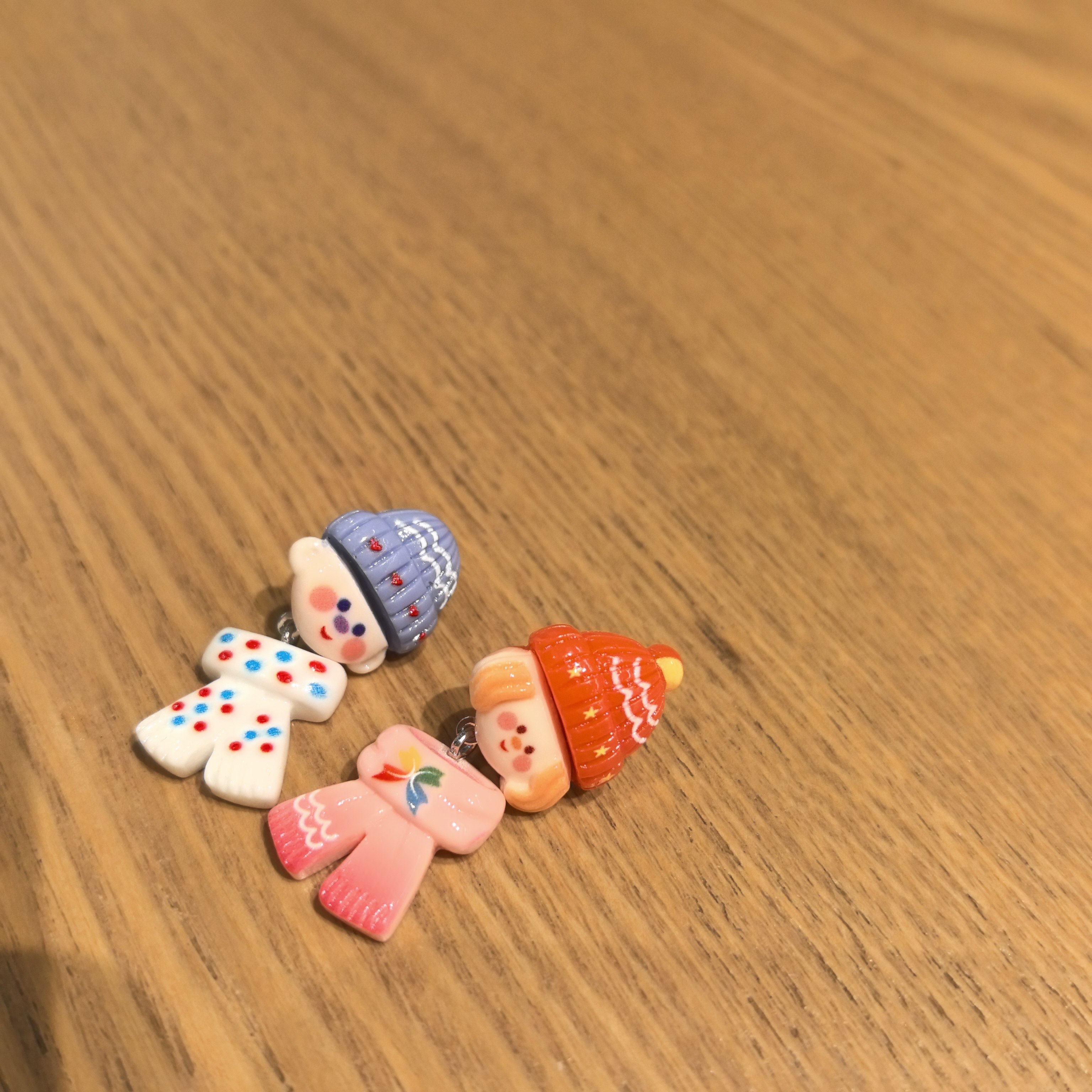 马年新品日韩可爱原创设计个性卡通耳饰耳环女孩围巾创意耳钉耳夹,淘宝优惠券,粉丝福利购,淘宝优惠卷