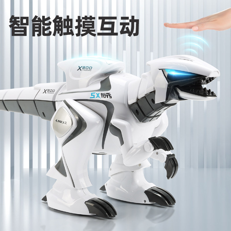 遥控儿童智能霸王龙超大5恐龙玩具 佳琦乐母婴电动/遥控动物/人物