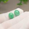 Natural grade A jadeite oval egg-shaped ring face