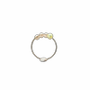 18K gold inlaid natural pearl fashion ring