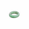 Waxy Piaoyang Green Burmese Natural Grade A Jade Ring