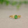 Yanglu Myanmar natural grade A jadeite cabochon ring