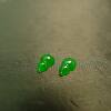 Ice full of green natural grade A jade gourd ring face