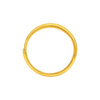 Pre-sale Laomiao gold pure gold sand ring plain ring 5G exquisite sparkling adjustable live fashionable temperament for women