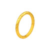 Pre-sale old temple gold pure gold crushed ice ring sparkling exquisite 5D three-dimensional fashion safe commuting every year
